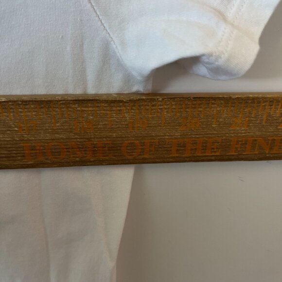 Karl Lagerfeld  Love From Paris T Shirt Womens White Medium M Fashion Designer - Picture 6 of 12